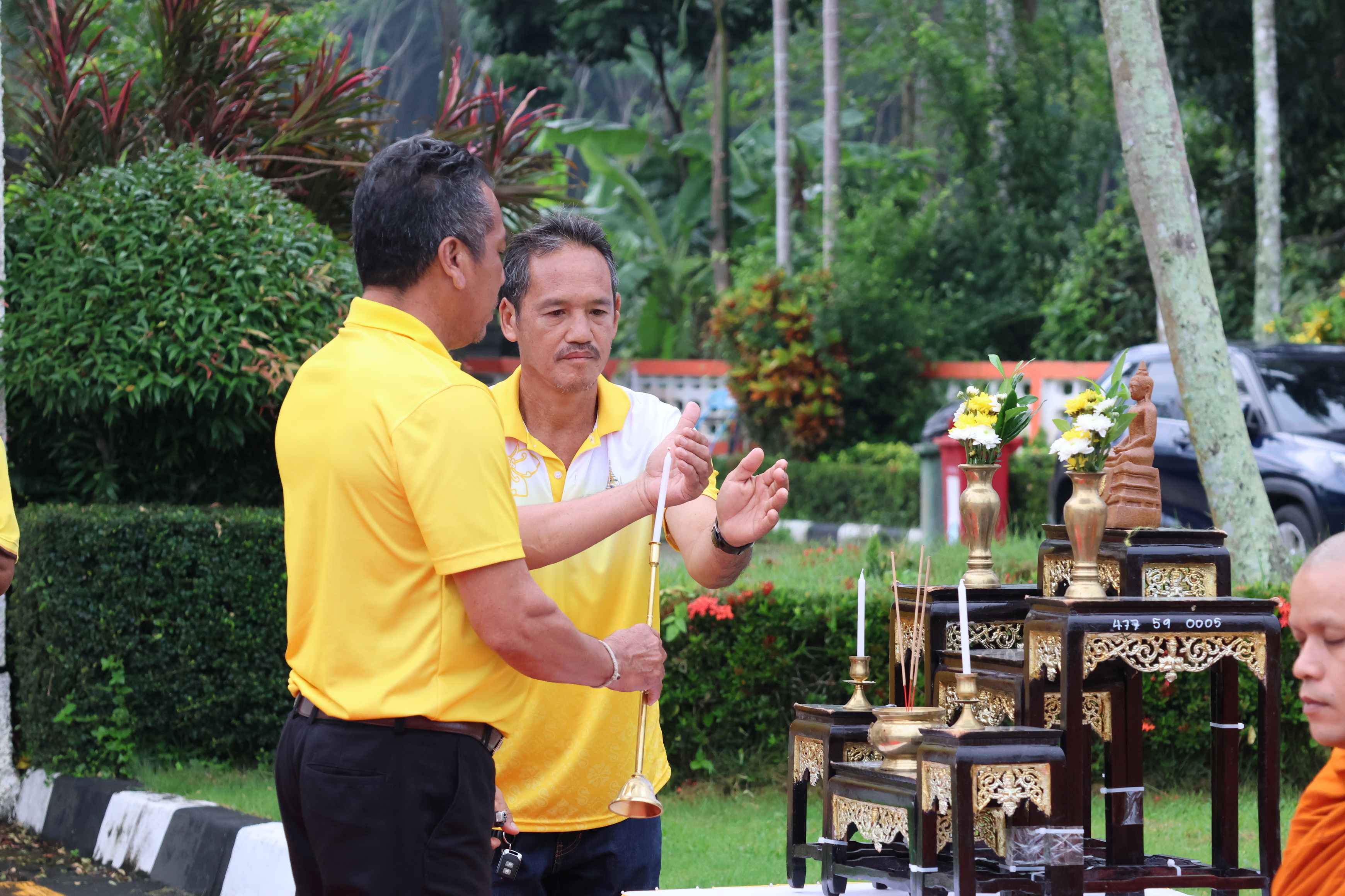 ทำบุญตักบาตรเนื่องในวันเข้าพรรษา ประจำปี 2567